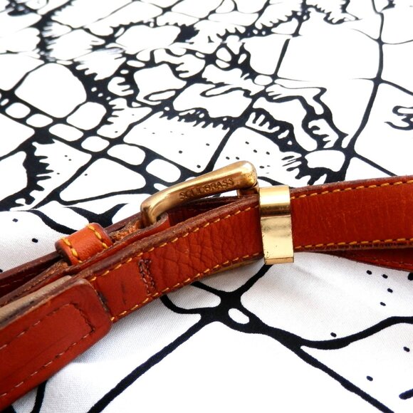 Vintage Dooney & Bourke Pebble Leather Drawstring Bucket Bag - Picture 8 of 13